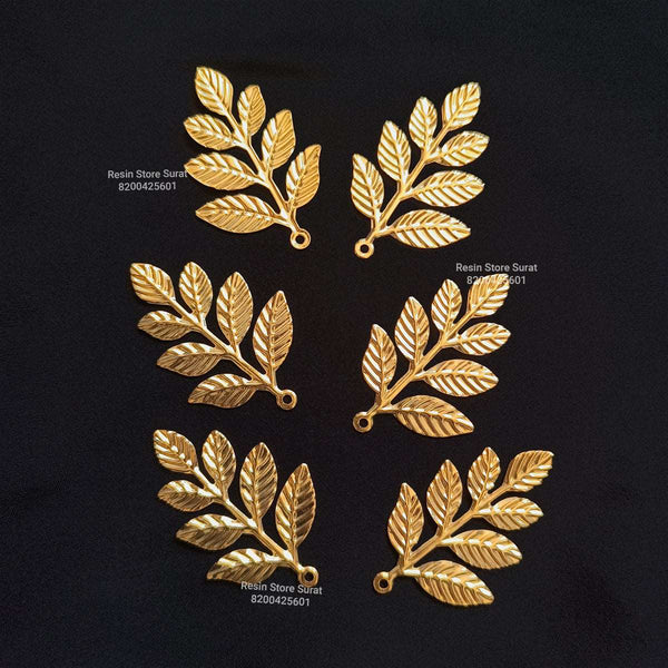 Metal Leaf - 6 Pcs